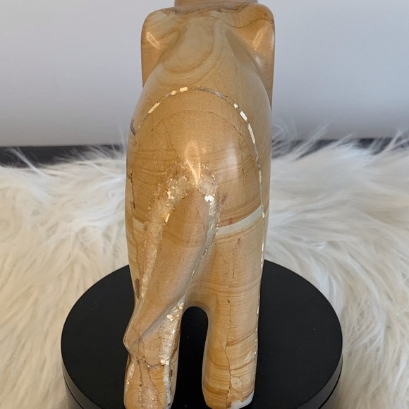 Handcrafted marble Elephant Sculpture - Picture 2 of 13